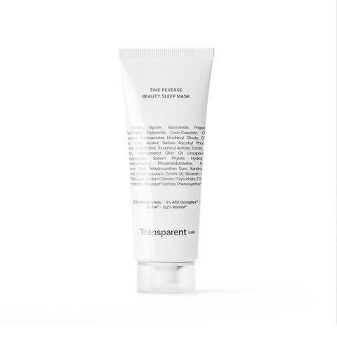 Нічна антивікова маска Transparent Lab &ndash; Time Reverse Beauty Sleep Mask 000307 фото