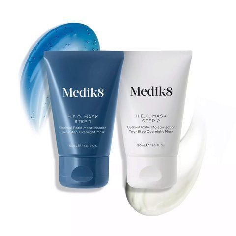 Нічна 2-етапна маска для оптимального зволоження Medik8 H.E.O. Mask 2x50 ml 000112 фото
