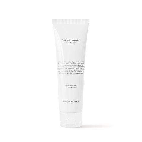 Очищуючий засіб для обличчя з ефектом пілінгу Transparent Lab &ndash; PHA Soft Peeling Cleanser 000268 фото