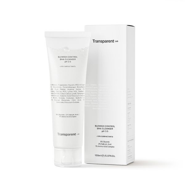 Очищаючий гель для шкіри, схильної до висипів Transparent Lab &ndash; Blemish Control BHA Cleanser ph 3,5 000279 фото